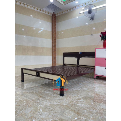 Giường sắt giả gỗ 1m ĐẠI THÀNH