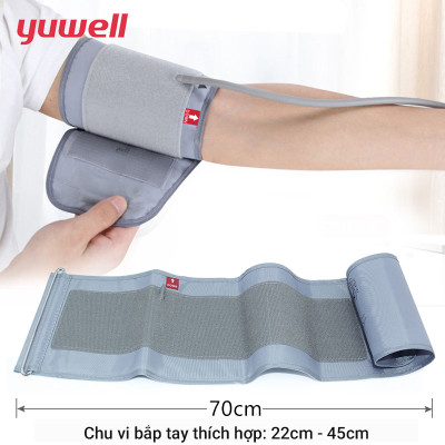 Máy đo huyết áp điện tử bắp tay chính hãng YUWELL YE660D [Nhập khẩu chính hãng - Bảo hành 5 năm]