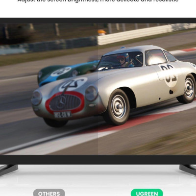 Ugreen UG80392DP114TK 2m 8K 1.4 màu đen cáp dp ra displayport hợp kim bọc lưới chống nhiễu - HÀNG CHÍNH HÃNG