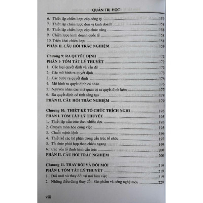 Sách - Quản Trị Học - Tóm Tắt Lý Thuyết Và Câu Hỏi Trắc Nghiệm