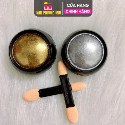 Tráng Gương Lẻ Màu Bạc Và Vàng Siêu Mịn Làm Nail, Tạo Hiệu Ứng Tráng Gương Sáng Loáng Cho Móng Bóng Đẹp Kết Hợp Cùng Sơn Gel Nữ Women