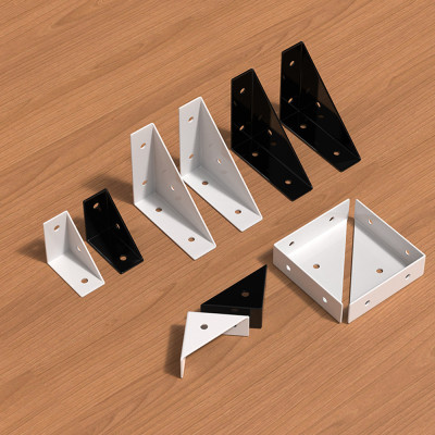 Ke Góc Vuông KUNBE Giá Đỡ Góc Đồ Nội Thất Hình Tam Giác Ke Góc 90 Độ Chốt Giữ 3 Mặt Cố Định Chắc Chắn