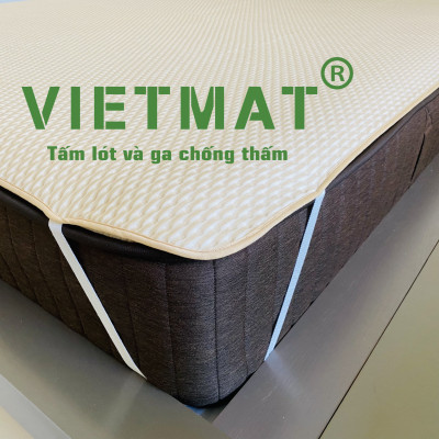 Size trải giường Tấm lót chống thấm cho bé cotton 4 lớp SIÊU VIỆT (SUPERMAT)
