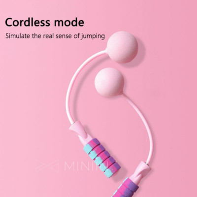 Dây Nhảy Không Dây Có Bóng Lớn Giảm Cân Tập Thể Dục Tiện Lợi Trong Không Gian Hẹp Với Tay Cầm Chống Trượt - HÀNG LOẠI 1 - CHÍNH HÃNG MINIIN