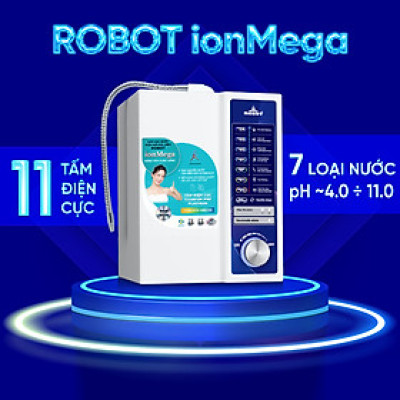 Máy Lọc Nước Điện Giải Ion Kiềm ROBOT ionMega 117 - Hàng Chính Hãng