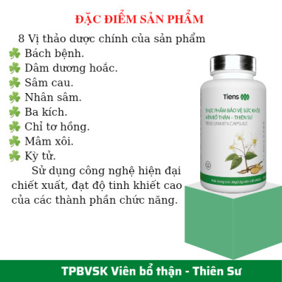 TPBVSK Viên Bổ thận - Thiên Sư