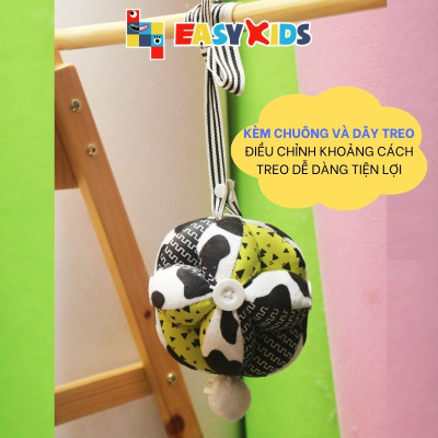 Bóng Vải Cho Bé Sơ Sinh Montessori Hỗ Trợ Luyện Chân, Kích Thích Thị Giác