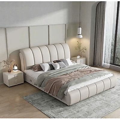 Giường ngủ bọc nệm kèm hộc kéo Tundo HLMCT lựa chọn màu KT 1m6/1m8