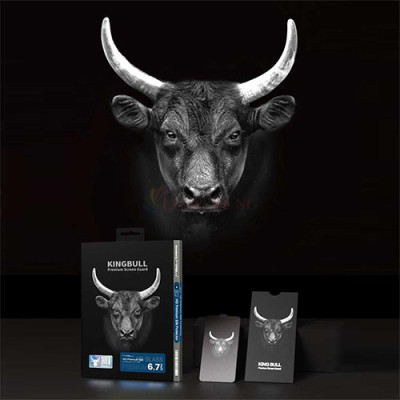 Dán màn hình cường lực Full viền MiPow KingBull Premium-Silk dành cho iPhone 15 Pro Max BJ504 - Hàng chính hãng