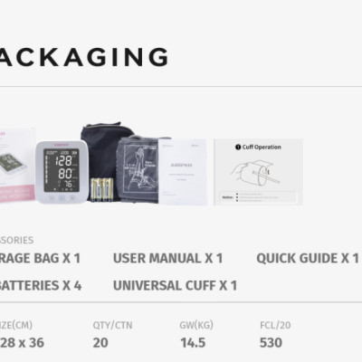 Máy đo huyết áp bắp tay Jumper JPD-HA101 