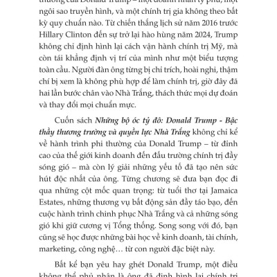 Sách - Những Bộ Óc Tỷ Đô - Donald Trump - Bậc Thầy Thương Trường Và Quyền Lực Nhà Trắng