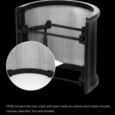 ROGTZ - Pop Filter Alctron PF06 - Lọc Âm Hiệu Quả, Bảo Vệ Micro Chuyên Nghiệp Lưới Kim Loại Cao Cấp Lọc Âm 99% Loại Bỏ Nhiễu Âm Tiếng Ồn Tiếng Vọng Bảo Vệ Micro Bụi Bẩn Công Trùng Hơi Nước Tương Thích Mọi Loại Micro Sang Trọng Dễ Lắp Đặt - Hàng Chính Hãng