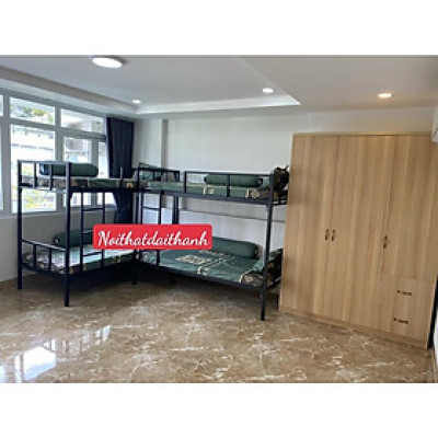Giường sắt homestay dành cho ký túc xá 1mx2m