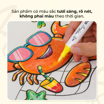 Hộp 24 Bút Lông Màu Acrylic Markers 2 Đầu - Colokit ACM-C002