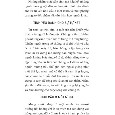 Sáng Hướng Nội - Tối Hướng Ngoại