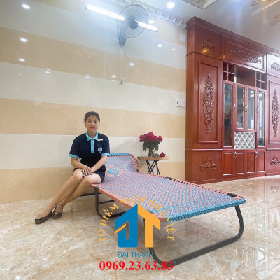 Giường xếp dây Đài Loan khung sắt Đại Thành 
