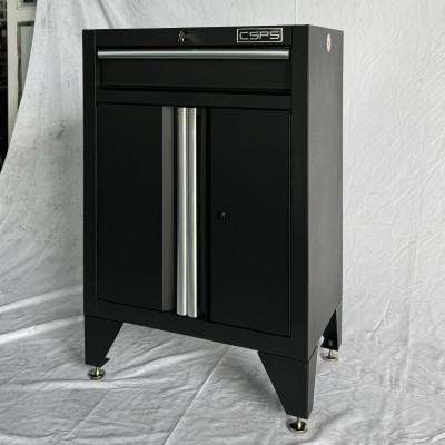 Tủ dụng cụ CSPS 61cm - 01 hộc kéo màu đen, tay cầm trắng kèm chân tủ