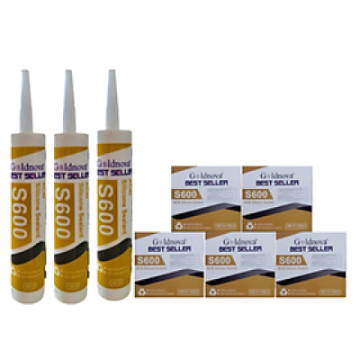 Keo Silicone S600-5 Hộp; Hộp=25 Lon/300ml; Màu Trong