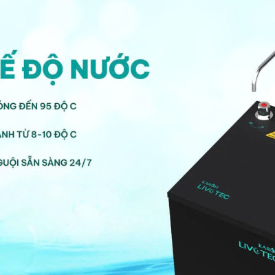 Máy lọc nước nóng lạnh RO 10 lõi Livotec 630 - Giao trước lắp sau miễn phí toàn quốc - Bảo hành 36 tháng - Hàng chính hãng