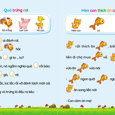 Sách - Truyện, Thơ, Đồng Dao, Câu Đố Cho Bé Tập Nói, Tập Đọc - Tủ Sách Tiềm Thức Cho Bé 0-6 Tuổi