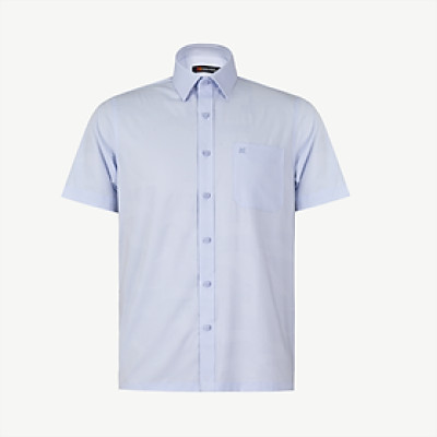 Áo sơ mi nam KHATOCO ngắn tay họa tiết A1MN468T2-CNMK415-2508-N