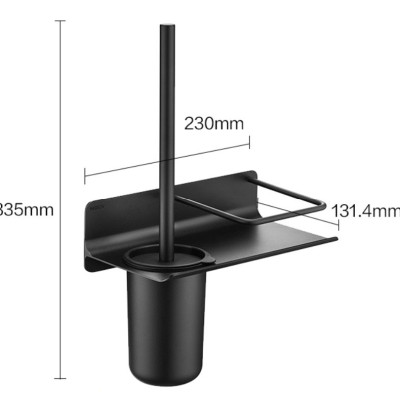 Chổi cọ toilet có giá đỡ dòng Cologne Moen - ACC2706BLK