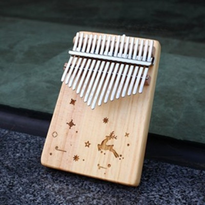 Đàn Kalimba 17 Phím Giá Rẻ – Gỗ Nguyên Khối, Họa Tiết Độc Đáo