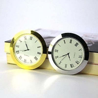 Mặt Đồng Hồ Để Bàn Camry D37 – Gắn Đồng Hồ Pha Lê, Gỗ, Decor | Có Sẵn Pin, 2 Màu Vàng & Bạch Kim