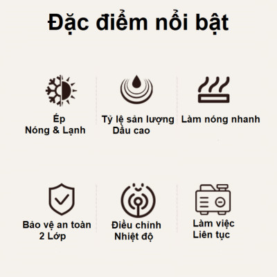 Máy ép dầu thực vật Nóng và Lạnh, dùng trong gia đình. Thương hiệu Mỹ cao cấp Septree - Z5. HÀNG CHÍNH HÃNG