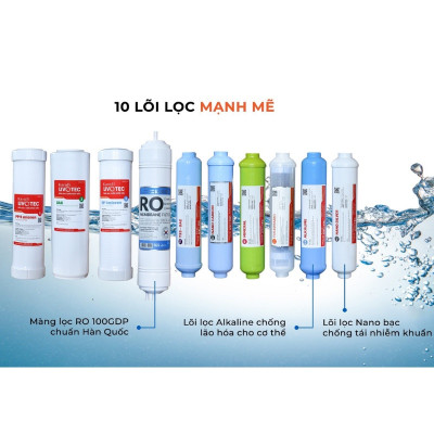 Máy Lọc Nước Karofi Livotec 512 - 10 Lõi Lọc - Hàng Chính Hãng