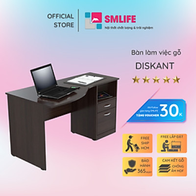 Bàn Học Cho Bé Thiết Kế Đẹp SMLIFE Diskant