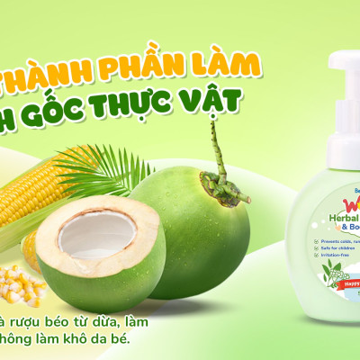 Tắm Gội Thảo Dược Wolfoo Baby 500ml