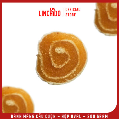 Bánh Mãng Cầu Cuộn - Đặc sản Đồng Tháp - Hộp Oval 200 Gram