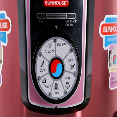 Nồi Áp Suất Điện Đa Năng Sunhouse SHD1756 Màu Ngẫu Nhiên - Hàng chính hãng