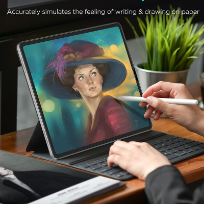 Dán màn hình iPad Pro 11" Chống Vân Tay Tạo Cảm Giác Như Vẽ Trên Giấy WIWU IPAPER LIKE PROTECT FILM - Hàng chính hãng