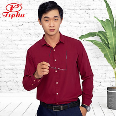 Áo somi nam màu xanh ngọc tay dài, style Hàn Quốc, không túi, vải Bamboo nhẹ mát, hiệu Amazing