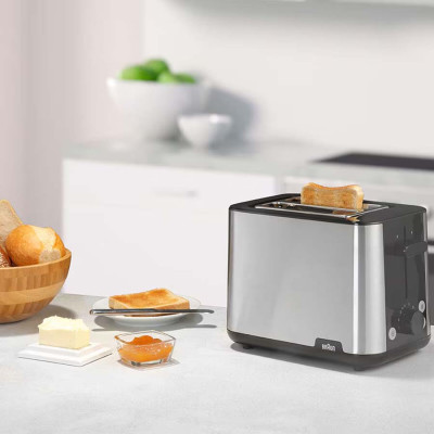 Máy nướng bánh mì Braun HT1510BK Hàng chính hãng
