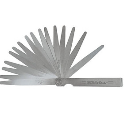 Thước căn lá chính xác 21 lá 0.05 - 2 mm dài 100mm Ega Master 65569