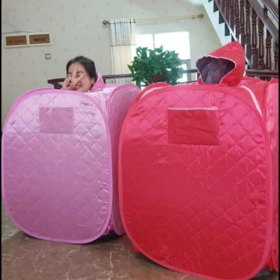 Lều xông hơi tự bung vuông vải dày 3 lớp, có mũ xông mặt (hàng cao cấp)