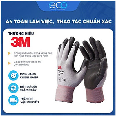 Găng tay đa dụng 3M. Bao tay bảo hộ lao động an toàn khi làm việc, lao động thao tác chuẩn xác