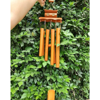 Chuông gió tre đồng tiền may mắn Diệu Tâm