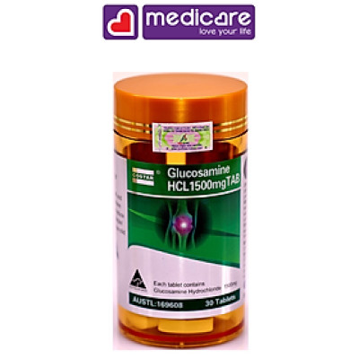 Viên uống COSTAR glucosamine bổ sung dưỡng chất cho sụn khớp 1500mg 30 viên