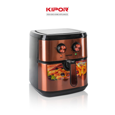 Nồi chiên không dầu KIPOR KP-AF310 - 10L - Điều khiển cơ công nghệ RAPID AIR nướng đối lưu - phủ chống dính cao cấp - Hàng chính hãng
