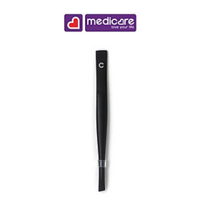 Nhíp xéo BASICARE màu đen 1000 8.5cm