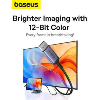 Cáp Chuyển Baseus High Definition Series B0063370D111-01 Type C sang DisplayPort - Hàng Chính Hãng