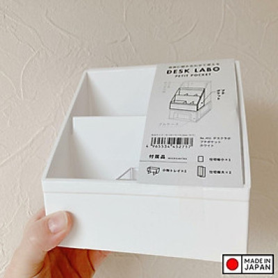 [CHÍNH HÃNG] Khay đựng đồ đa dụng 2 ngăn Yamada Desk Labo - Hàng nội địa Nhật Bản | Made in Japan