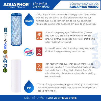 Máy Lọc Nước Đầu Nguồn AQUAPHOR VIKING Lọc Tổng Sinh Hoạt Cho Căn Hộ, Chung Cư, Nhà Phố - Hàng Chính Hãng, Nhập Khẩu Châu Âu
