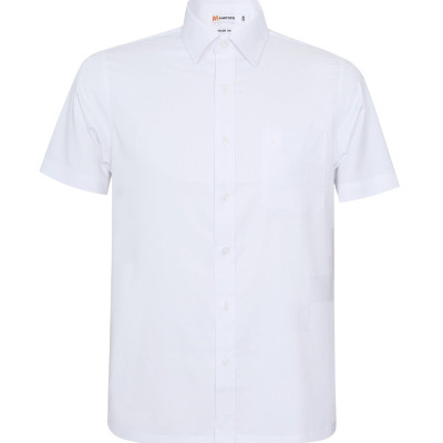 Áo sơ mi nam KHATOCO ngắn tay A1MN468T2-CNTR586-2608-N