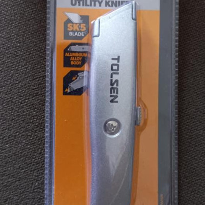 DAO RỌC GiẤY LƯỠI LIỀN CÁN NHÔM TOLSEN 30008 - HÀNG CHÍNH HÃNG