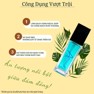 COMBO Xịt Khử Mùi Hôi Nách LARA CLEAR 40ml & AROMA 50ml, Khử Mùi Toàn Thân, Ngăn Tiết Mồ Hôi